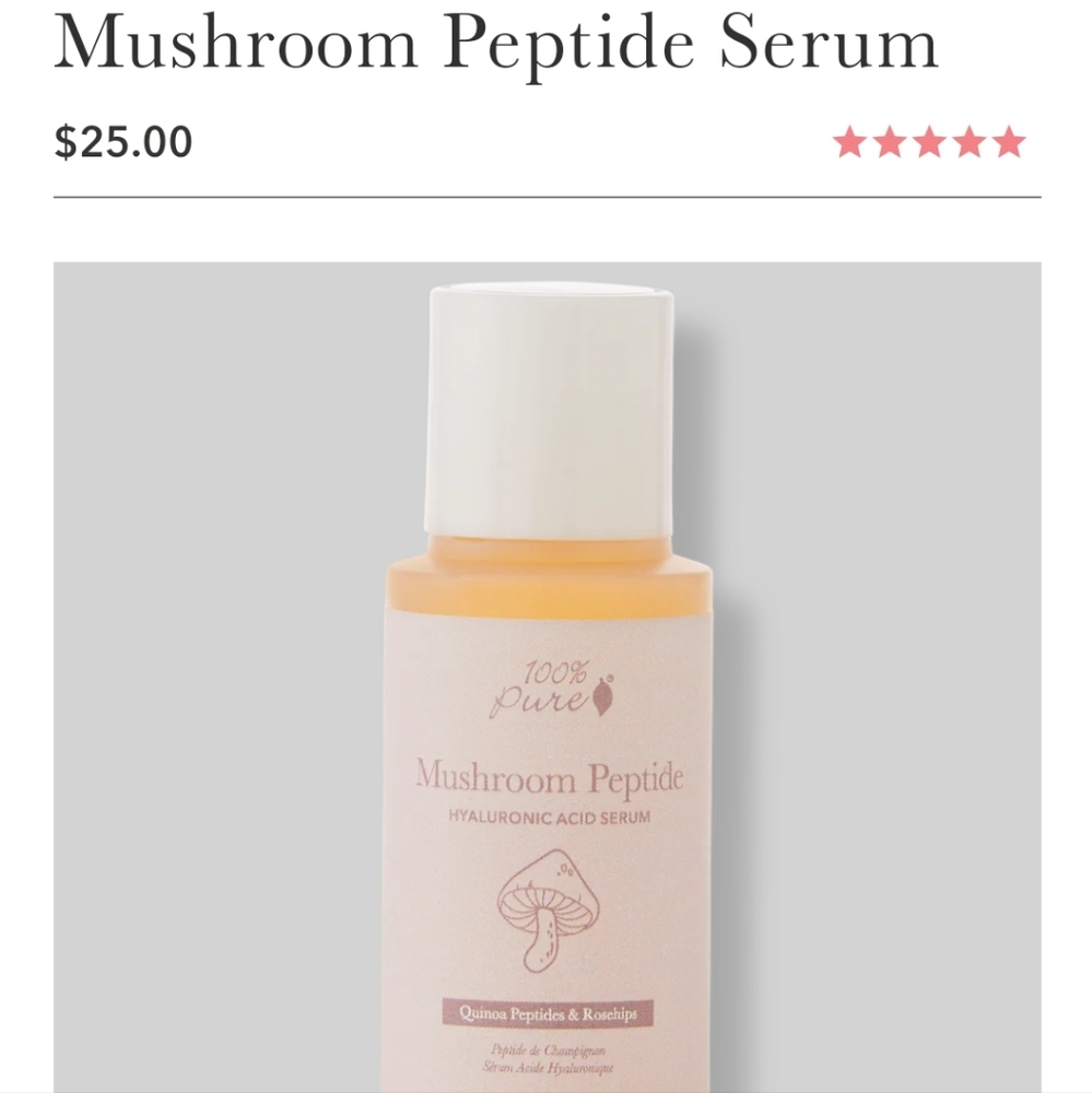 Mushroom Peptide Serum